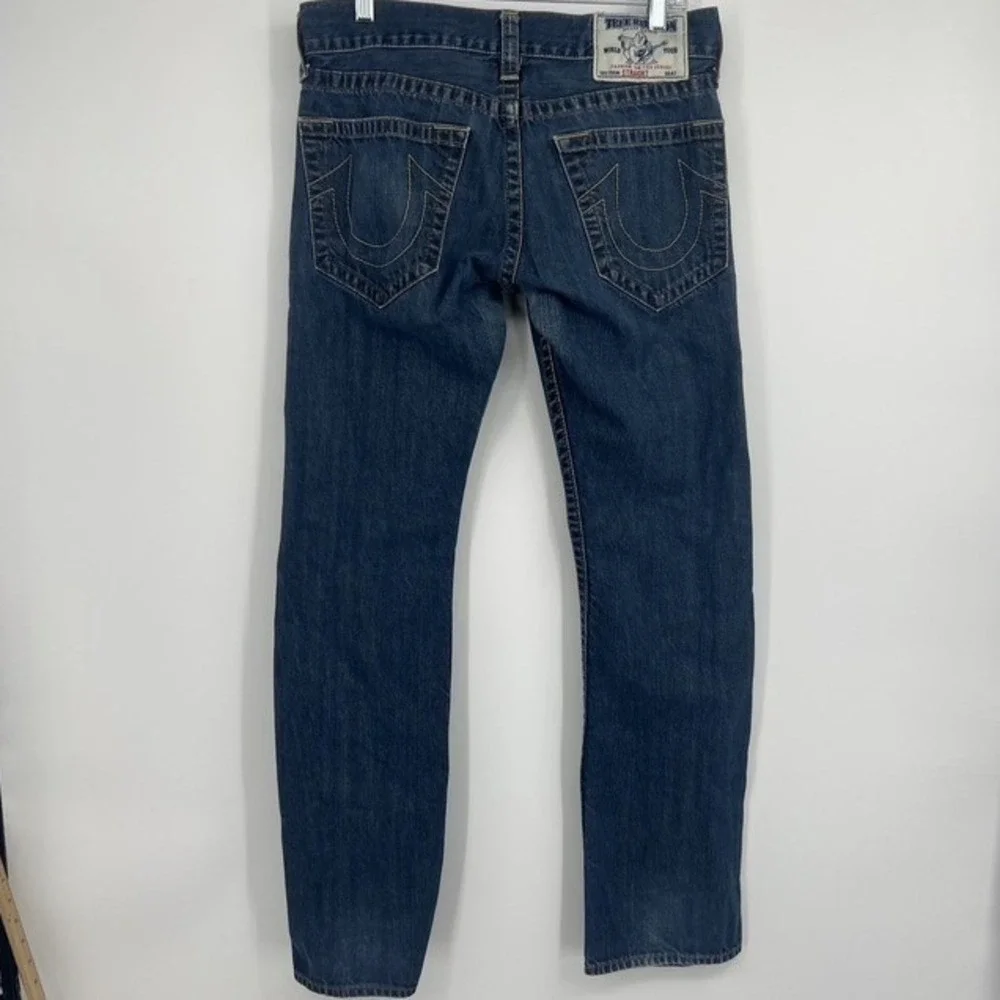 True Religion Section Straight Men's Dark Wash Blue‎ Jeans Size 30